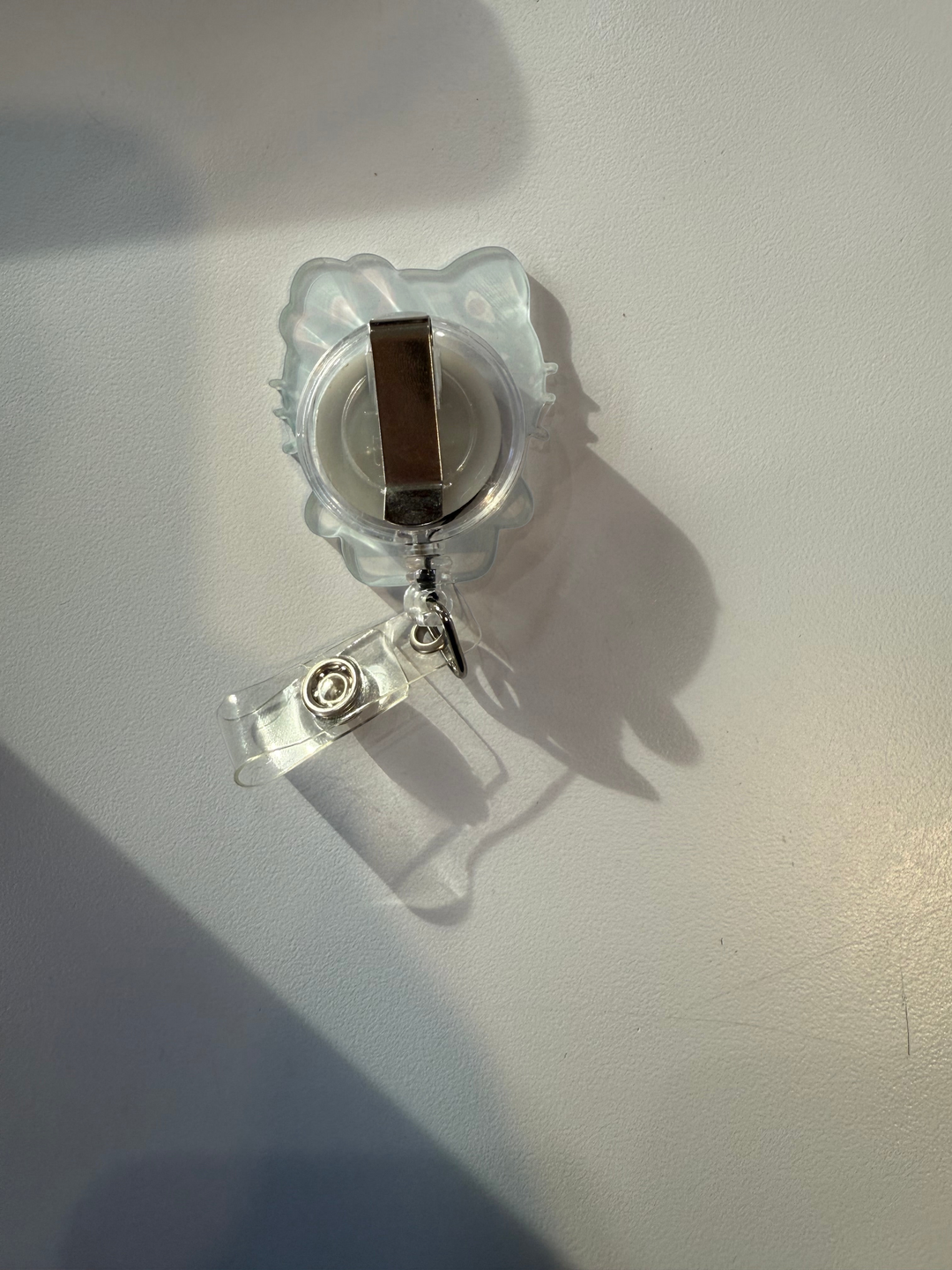 Kuromi Inspired Badge Reel