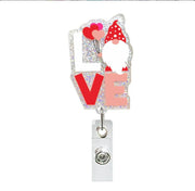 L.O.V.E Badge Holder - Scrubs Galore Uniforms 