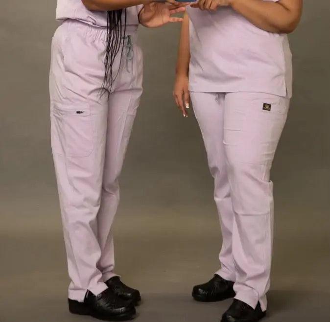 Lilac Women's Cargo Pants - Scrubs Galore Uniforms 
