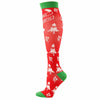 Calcetines de compresión Merry X-Mas