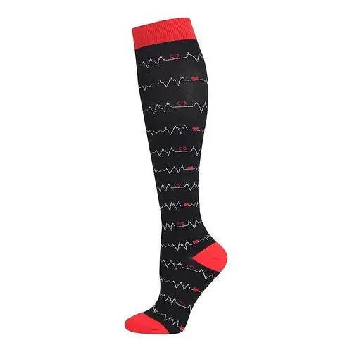 Pulse x Heart Compression Socks - Scrubs Galore Uniforms 