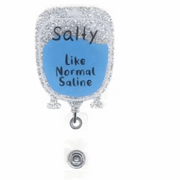 Saline Badge reel