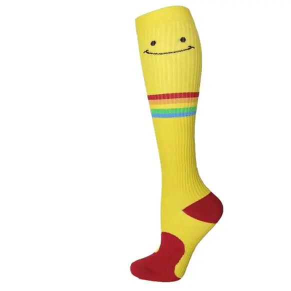 Smiley Face Compression Socks - Scrubs Galore Uniforms 