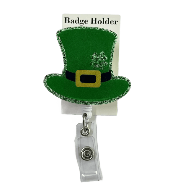 St. Patrick Day Badge Holder - Scrubs Galore Uniforms 