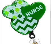 St. Patrick Day Nurse Heart - Scrubs Galore Uniforms 