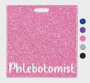 Purple Phlebotomist Badge Backer