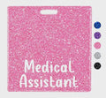 Silver Medical Assistant Id Badge Backer