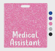 Silver Medical Assistant Id Badge Backer