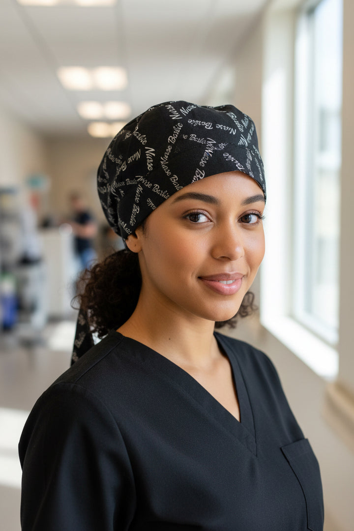 Nurse Barbie Santin Scrub Cap