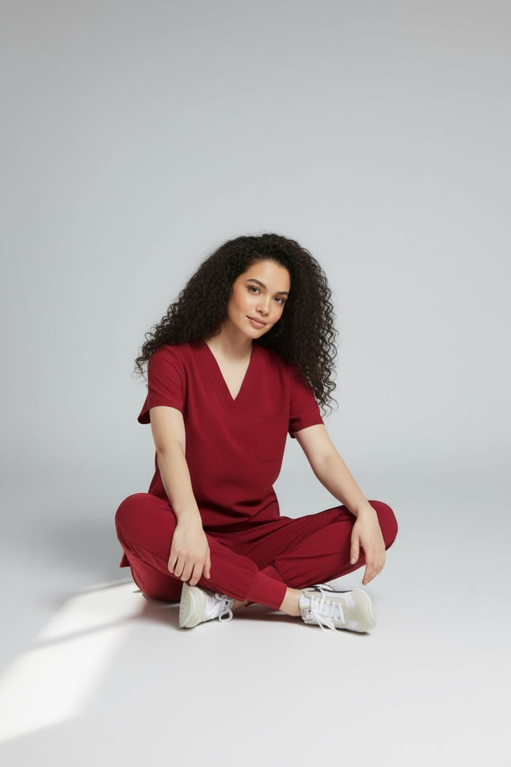 Burgundy Women’s Comfort Fit Joggers