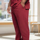 Men's Burgundy Joggers