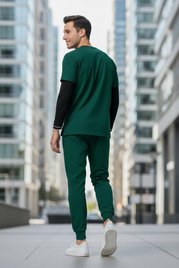 Men's Galore Dark Hunter Green Joggers
