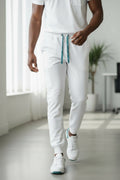 Men's Galore White Joggers