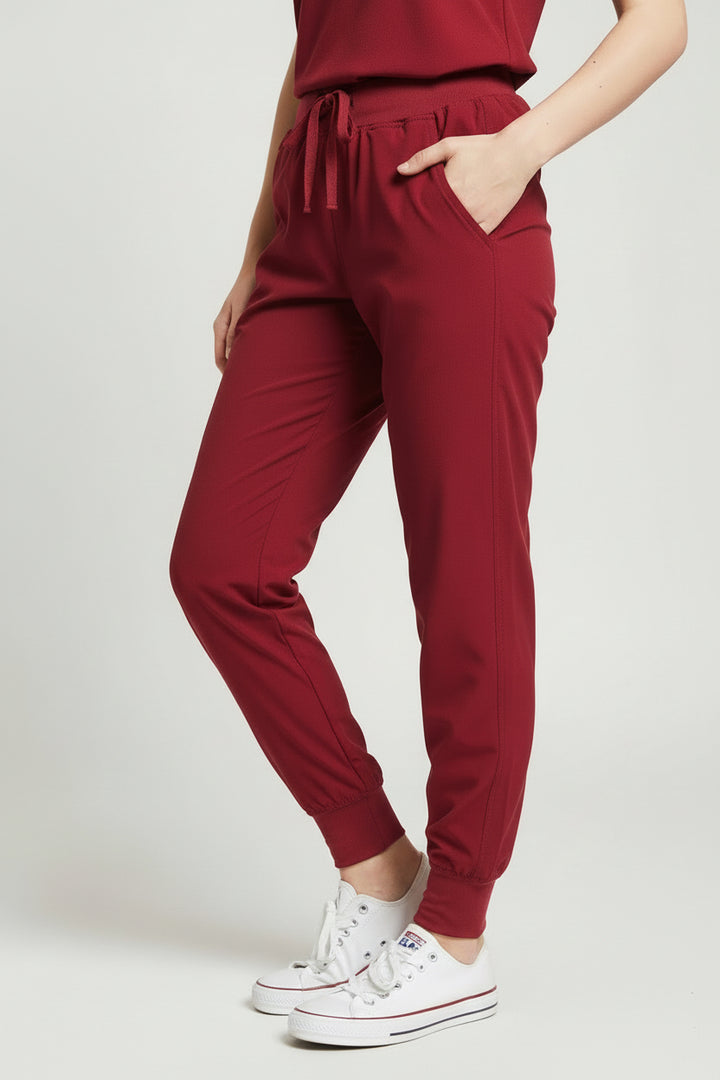 Burgundy Women’s Comfort Fit Joggers