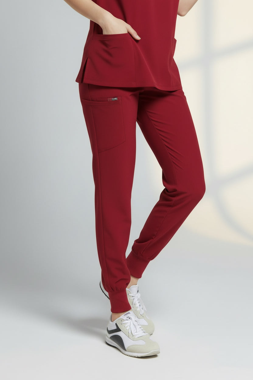Burgundy Women’s Comfort Fit Joggers