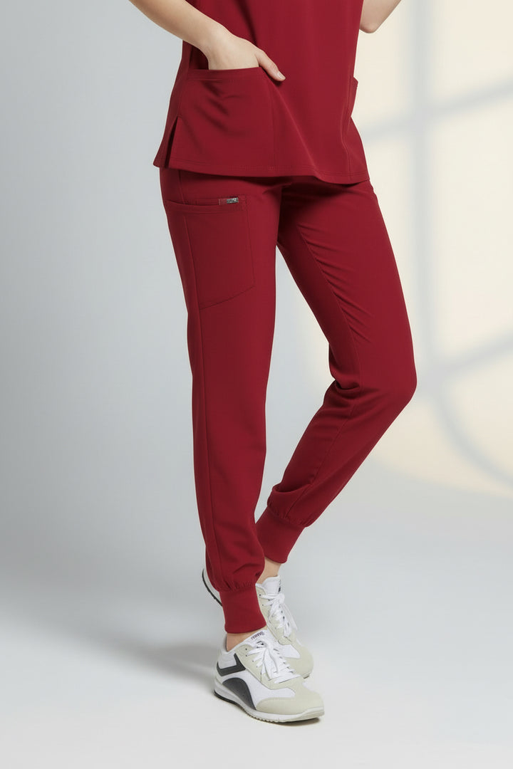 Burgundy Women’s Comfort Fit Joggers