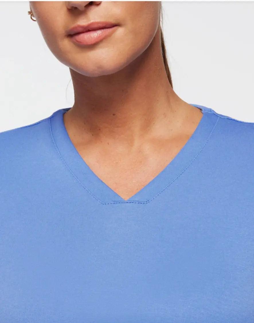 Women's Elevated V-Neck Scrub Top - Scrubs Galore Uniforms 