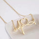 Heartbeat w/ Stethoscope Necklace