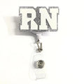 RN Glitter Badge Holder - Scrubs Galore Uniforms 